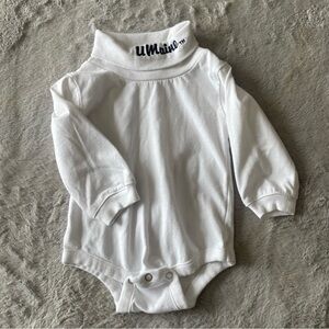 University of Maine Kids White Long Sleeve Onesie